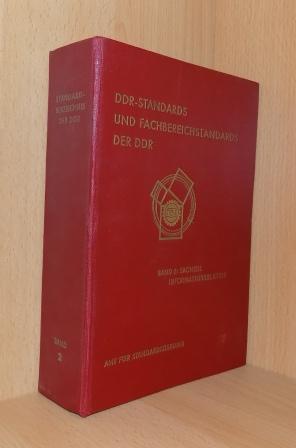 DDR - Standards und Fachbereichstandards der DDR - Band 2: Sachteil Informationsblätter - Inhalt:...