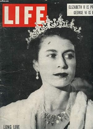 Seller image for LIFE, INTERNATIONAL EDITION, VOL. 12, N 5, MARCH 1952 (Contents: THE WORLD S EVENTS. Britons Mourn a King and Hail a New Queen. AEC Provides Good Look at Atomic Pile. EDITORIALS. The Legitimate Ruler of England. Room for Fresh Dreams in Hollywood.) for sale by Le-Livre