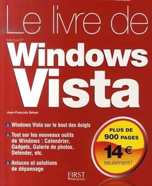 Image du vendeur pour le livre de windows vista mis en vente par Chapitre.com : livres et presse ancienne