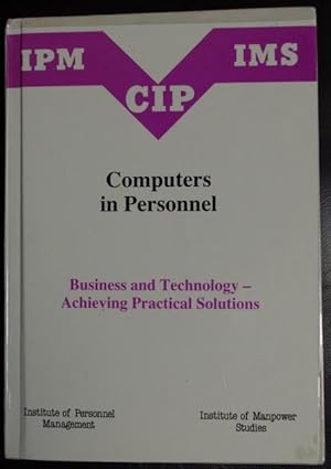 Image du vendeur pour Computers in Personnel: 6th: Conference Papers mis en vente par GuthrieBooks