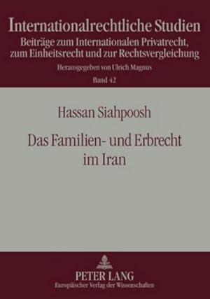 Immagine del venditore per Das Familien- und Erbrecht im Iran venduto da AHA-BUCH GmbH