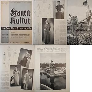 Seller image for Deutsche Frauen-Kultur. Lebensgestaltung, Erziehung, Krperbildung, Kleidung, Wohnung, Wertarbeit * Viertes Heft April 1938, 42. Jahrgang Dieses Buch wird von uns nur zur staatsbrgerlichen Aufklrung und zur Abwehr verfassungswidriger Bestrebungen angeboten (86 StGB) for sale by Galerie fr gegenstndliche Kunst