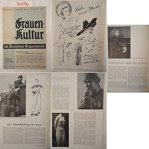 Seller image for Frauen-Kultur im Deutschen Frauenwerk. Zeitschrift des Deutschen Frauenwerkes * Erstes Heft Januar 1941 for sale by Galerie fr gegenstndliche Kunst