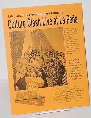Imagen del vendedor de Life, death & revolutionary comdey: Culture Clas live at La Pea [handbill] a la venta por Bolerium Books Inc.