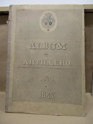 Bild des Verkufers fr LBUM DEL ARTILLERO. AO 1848. 23 Lminas. Completo, Raro. zum Verkauf von LIBRERIA ANTICUARIA LUCES DE BOHEMIA