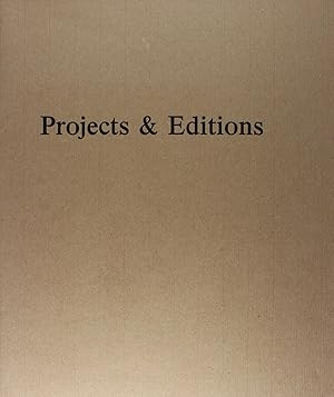 Seller image for projects and editions for sale by Stefan Schuelke Fine Books