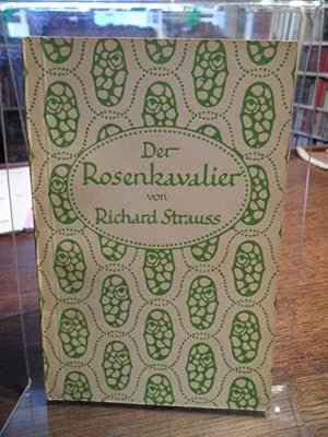 Image du vendeur pour Der Rosenkavalier. Komdie fr Musik in drei Aufzgen von Hugo von Hofmannsthal. Musik von Richard Strauss, Opus 59. mis en vente par Antiquariat Floeder