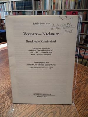 Immagine del venditore per Die Plattdeutsche Literatur ist pltzlich wieder auf den Markt getreten und sogar mit einigem Lrm." Zur Renaissance der niederdeutschen Dichtung im Nachmrz (Fritz Reuter - John Brinckman - Klaus Groth). venduto da Antiquariat Floeder