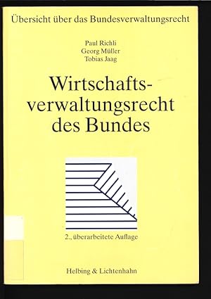 Seller image for Wirtschaftsverwaltungsrecht des Bundes. for sale by Antiquariat Bookfarm