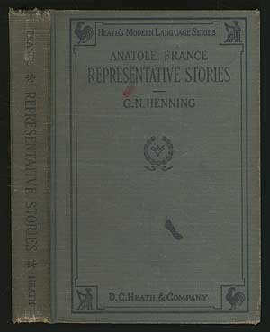 Seller image for Representative Stories of Anatole France for sale by Between the Covers-Rare Books, Inc. ABAA