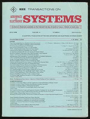 Bild des Verkufers fr IEEE Transactions on Aerospace and Electronic Systems - Vol. 34, No. 3, July 1998 zum Verkauf von Between the Covers-Rare Books, Inc. ABAA