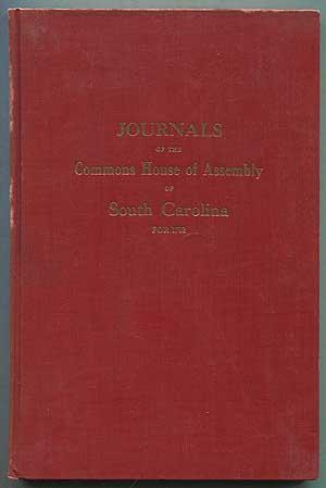 Bild des Verkufers fr Journals of the Commons House of Assembly of South Carolina, For 1702 zum Verkauf von Between the Covers-Rare Books, Inc. ABAA