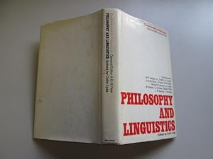 Seller image for Philosophy and Linguistics (Controversies in Philosophy) for sale by Goldstone Rare Books