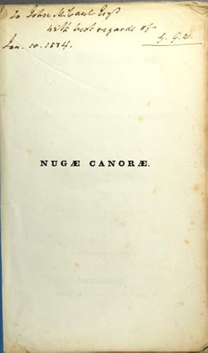 Nugae canorae or trifles original and translated