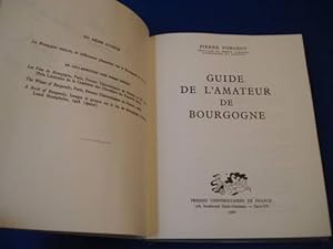 Imagen del vendedor de Guide de l'amateur de Bourgogne a la venta por Emmanuelle Morin
