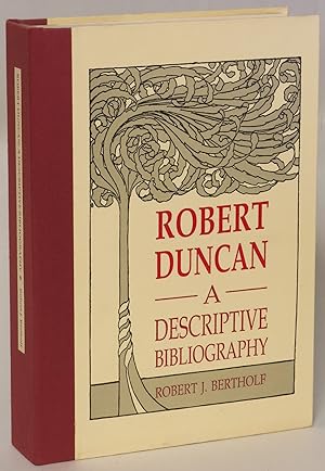 Seller image for Robert Duncan: A Descriptive Bibliography for sale by Eureka Books