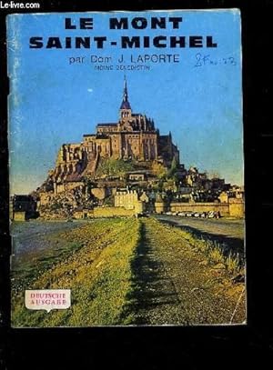 Seller image for LE MONT SAINT MICHEL- en allemand, franais et anglais for sale by Le-Livre