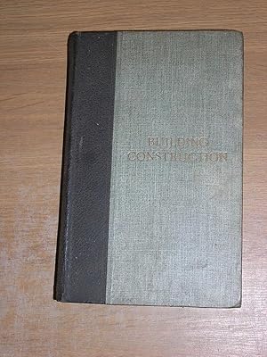 Building Construction In Two Volumes (Volume II Only)