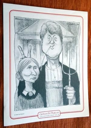 Arkansas Gothic. Cartoon Art Museum Collectors Print No. 9.