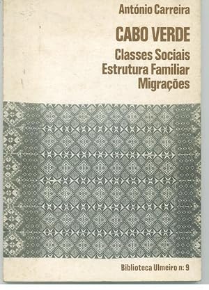 CABO VERDE. Classes Sociais Estrutura Familiar Migrações