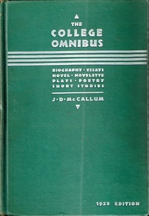 Seller image for The College Omnibus for sale by Round Table Books, LLC
