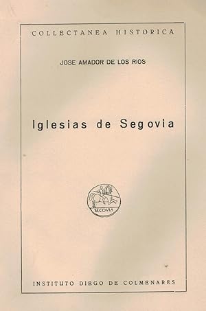 Seller image for IGLESIAS DE SEGOVIA. for sale by Librera Torren de Rueda
