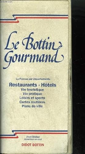 Seller image for LE BOTTIN GOURMAND 1983 for sale by Le-Livre