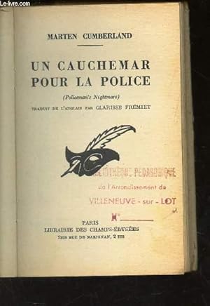 Seller image for UN CAUCHEMAR POUR LA POLICE for sale by Le-Livre