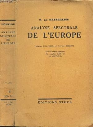 Bild des Verkufers fr ANALYSE SPECTRALE DE L'EUROPE - zum Verkauf von Le-Livre