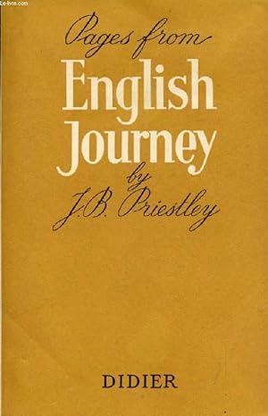 Seller image for PAGES FROM 'ENGLISH JOURNEY' for sale by Le-Livre