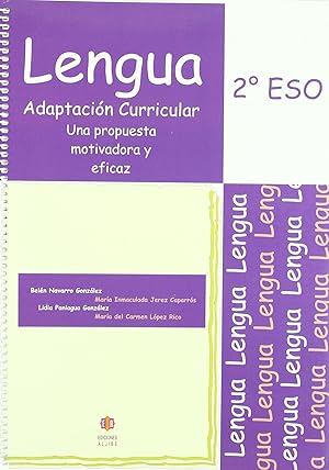 Imagen del vendedor de Lengua 2 "adapt.curricular" e.s.o lengua 2 "adapt.curricular" e. a la venta por Imosver