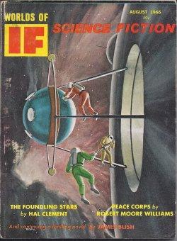 Imagen del vendedor de IF Worlds of Science Fiction: August, Aug. 1966 a la venta por Books from the Crypt