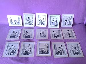 15 DIBUJOS ORG, LIBRO HIPNOTISMO, MAGNETISMO, SUGESTION, PAUL CLEMENT JAGOT 1929