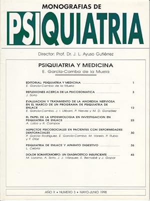 Image du vendeur pour PSIQUIATRA Y MEDICINA mis en vente par Librera Vobiscum