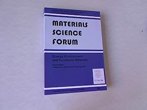 Imagen del vendedor de Energy, Environment and Functional Materials: Selected, Peer Reviewed Papers from the 12th IUMRS International Conference on Advanced Materials . 2013, Qingdao, China. Materials Science Forum, Volume 787. a la venta por Antiquariat Bookfarm