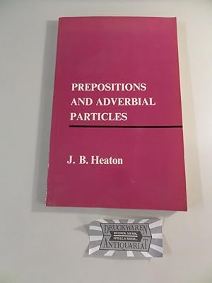 Seller image for Prepositions and Adverbial Particles. for sale by Druckwaren Antiquariat