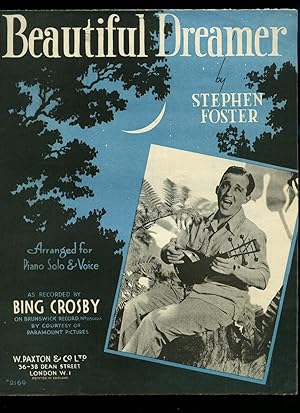 Seller image for Beautiful Dreamer [Vintage Piano Sheet Music] for sale by Little Stour Books PBFA Member