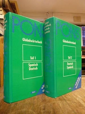 Pons-Globalwörterbuch - Teil1: Spanisch-Deutsch / Teil 2: Deutsch-Spanisch, 2 Bände (= alles), pr...