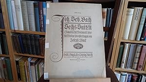 Bild des Verkufers fr Sechs Suiten (Sonaten fr Violoncell solo) fr Violine solo bertragen von Joseph Ebner. zum Verkauf von Antiquariat Floeder