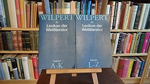 Imagen del vendedor de Lexikon der Weltliteratur. Biographisch-bibliographisches Handwrterbuch nach Autoren und anonymen Werken. a la venta por Antiquariat Floeder