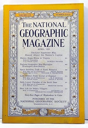 Imagen del vendedor de The National Geographic Magazine, Volume 109, Number 4 (April 1956) a la venta por Cat's Cradle Books