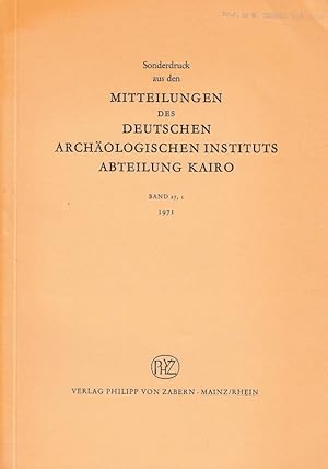 Zu einigen Textpassagen der Prophezeiung des Neferti. (Mitteilungen des Deutschen Archäologischen...