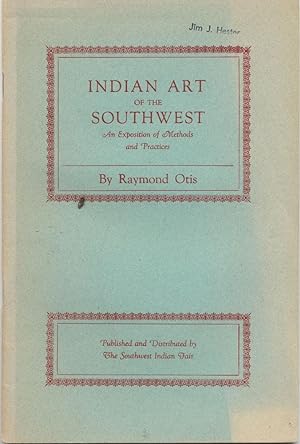 Bild des Verkufers fr Indian Art of the Southwest zum Verkauf von Southwestern Arts