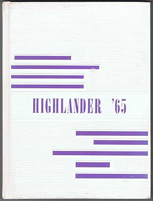 THE HIGHLANDER-1965: Highland Local Schools, Sparta, Ohio (Highland High School and Chesterville ...