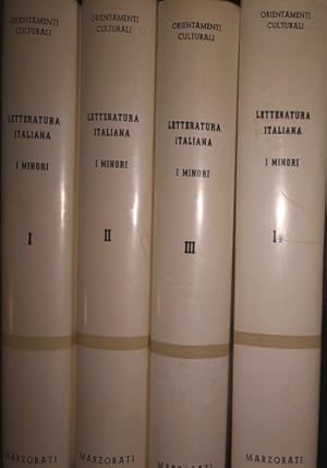 Bild des Verkufers fr Letteratura Italiana. I Minori. zum Verkauf von FIRENZELIBRI SRL