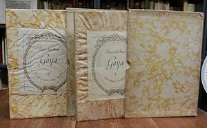 Seller image for Goya I & II cplt. in 2 Vol. Vol. 1: Cien dibujos inditos. Vol. 2: Dibujos inditos y no coleccionados. for sale by Antiquariat Dr. Lorenz Kristen