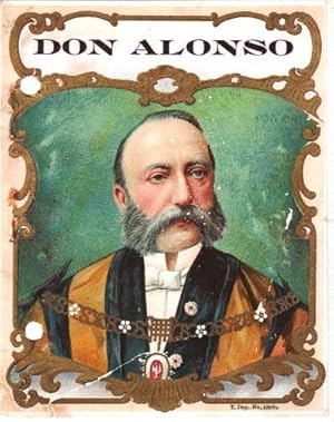 Don Alonso. Farbige Lithographie.