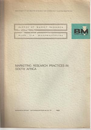 Image du vendeur pour Marketing Research Practices in South Africa mis en vente par Snookerybooks