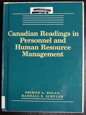 Imagen del vendedor de Canadian Readings in Personnel and Human Resource Management a la venta por GuthrieBooks