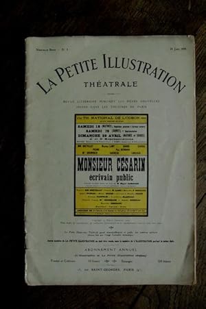 Seller image for La Petite Illustration Thtrale n4 - Monsieur Csarin, crivain Public for sale by Un livre en poche